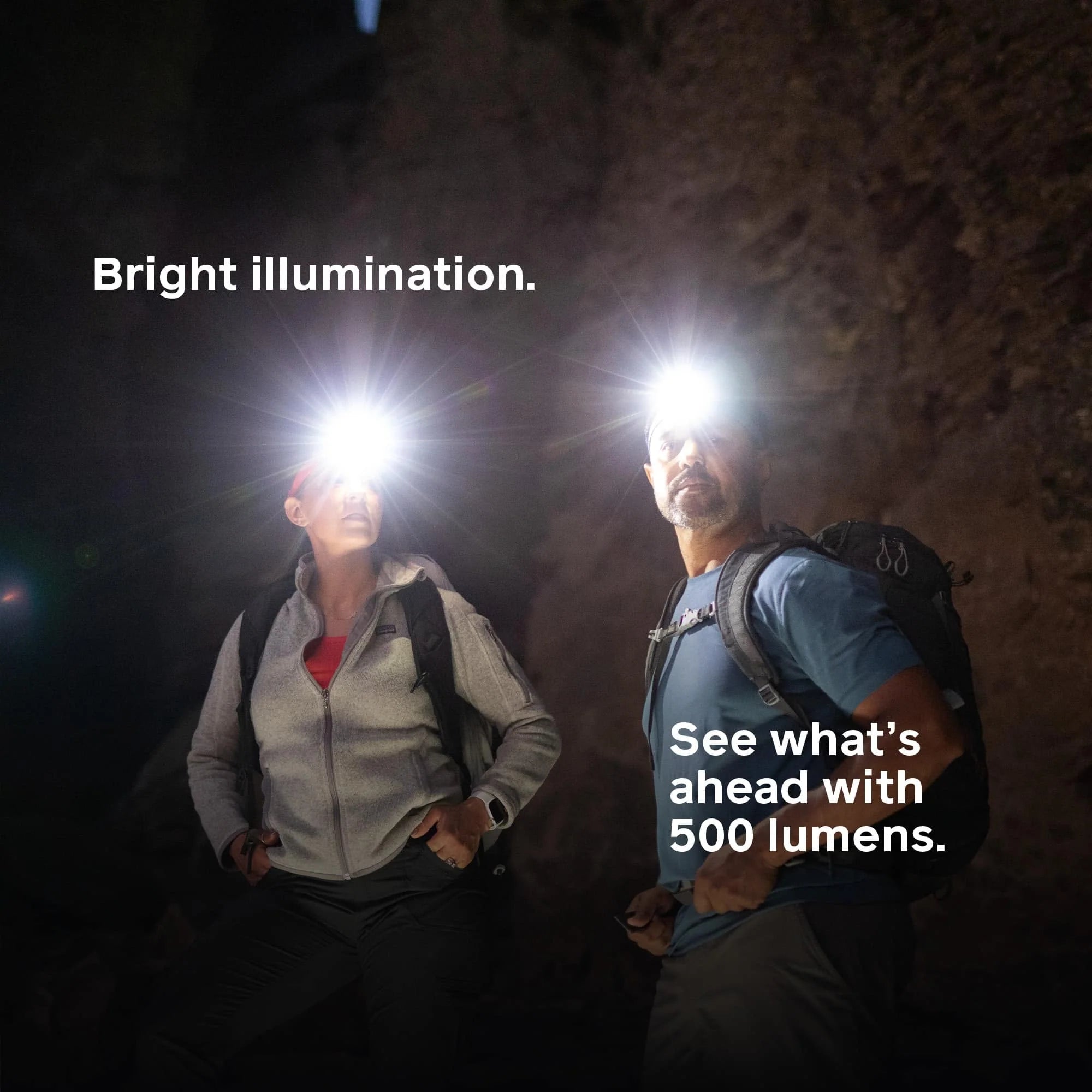 Biolite Range 500 USB-C Fast Charging Headlamp - Spark Red