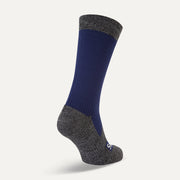 Sealskinz Raynham Waterproof All Weather Mid Length Sock - Blue/Grey Marl