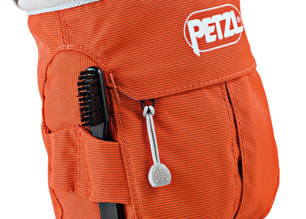 Petzl Sakapoche Ergonomic Chalk Bag - Orange