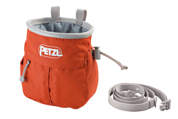 Petzl Sakapoche Ergonomic Chalk Bag - Orange