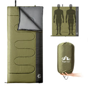 Night Cat Lightweight Backpacking Sleeping Bag for Adults - 3 Seasons