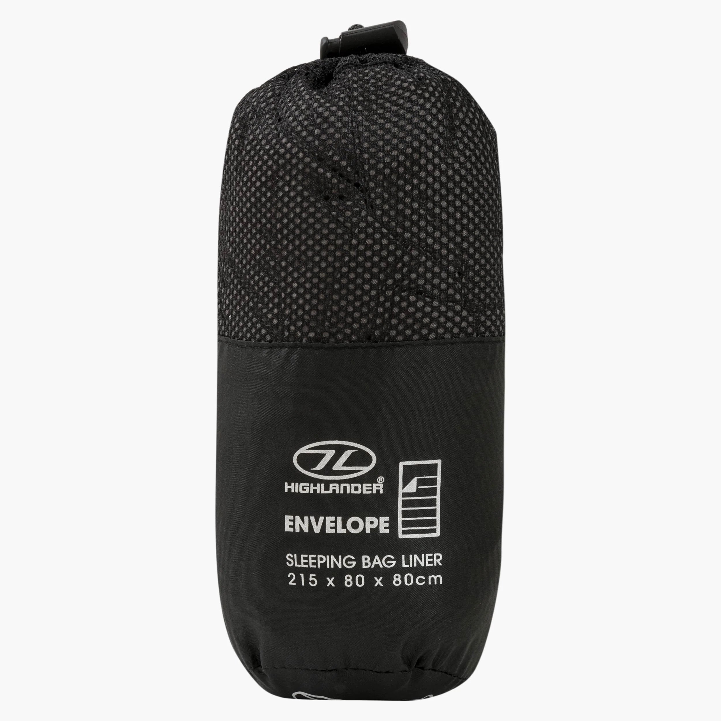 Highlander Envelope Sleeping Bag Liner - Grey