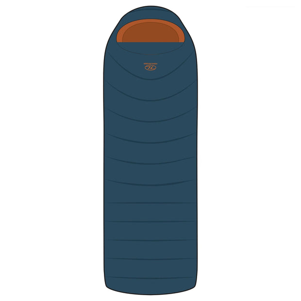 Highlander Rayet Hybrid 250E Sleeping Bag - Deep Blue