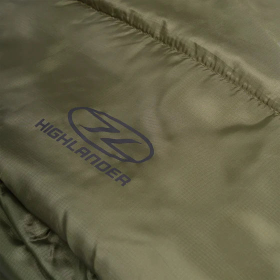 Highlander Defender 350 3-4 Season Sleeping Bag - Ranger Green