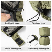 Night Cat Lightweight Backpacking Sleeping Bag for Adults - 3 Seasons