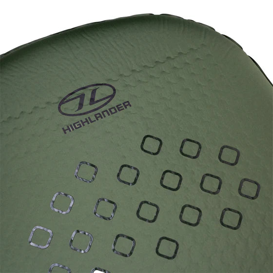 Highlander Self-inflating Kip Mat - 50mm Olive Green