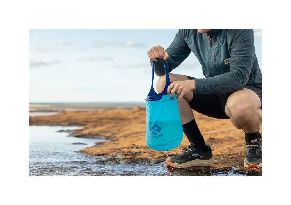Sea To Summit Ultra-Sil Folding Camping Bucket - Blue Atoll