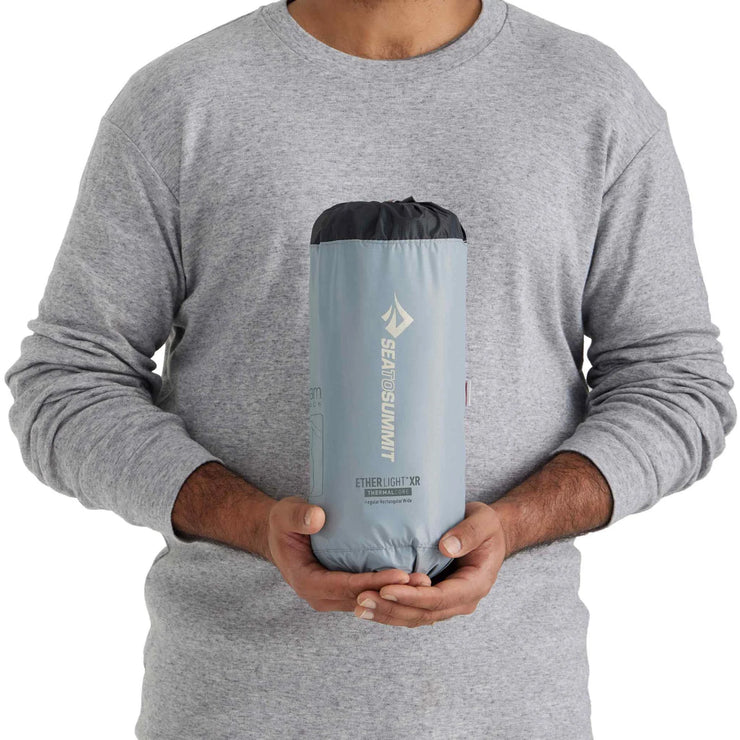 Sea To Summit Ether Light XR Insulated Air Sleeping Mat Reg Rectangle Wide - Dark Grey