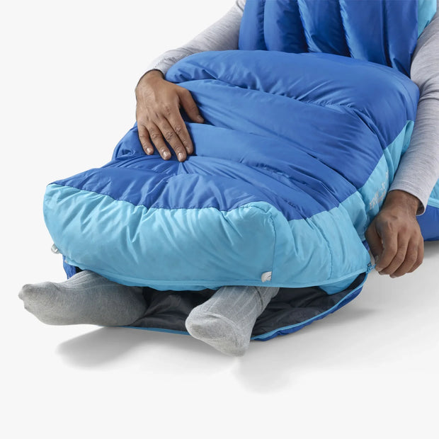 Sea To Summit Trek -9°C Down Sleeping Bag - Regular Snorkel Blue