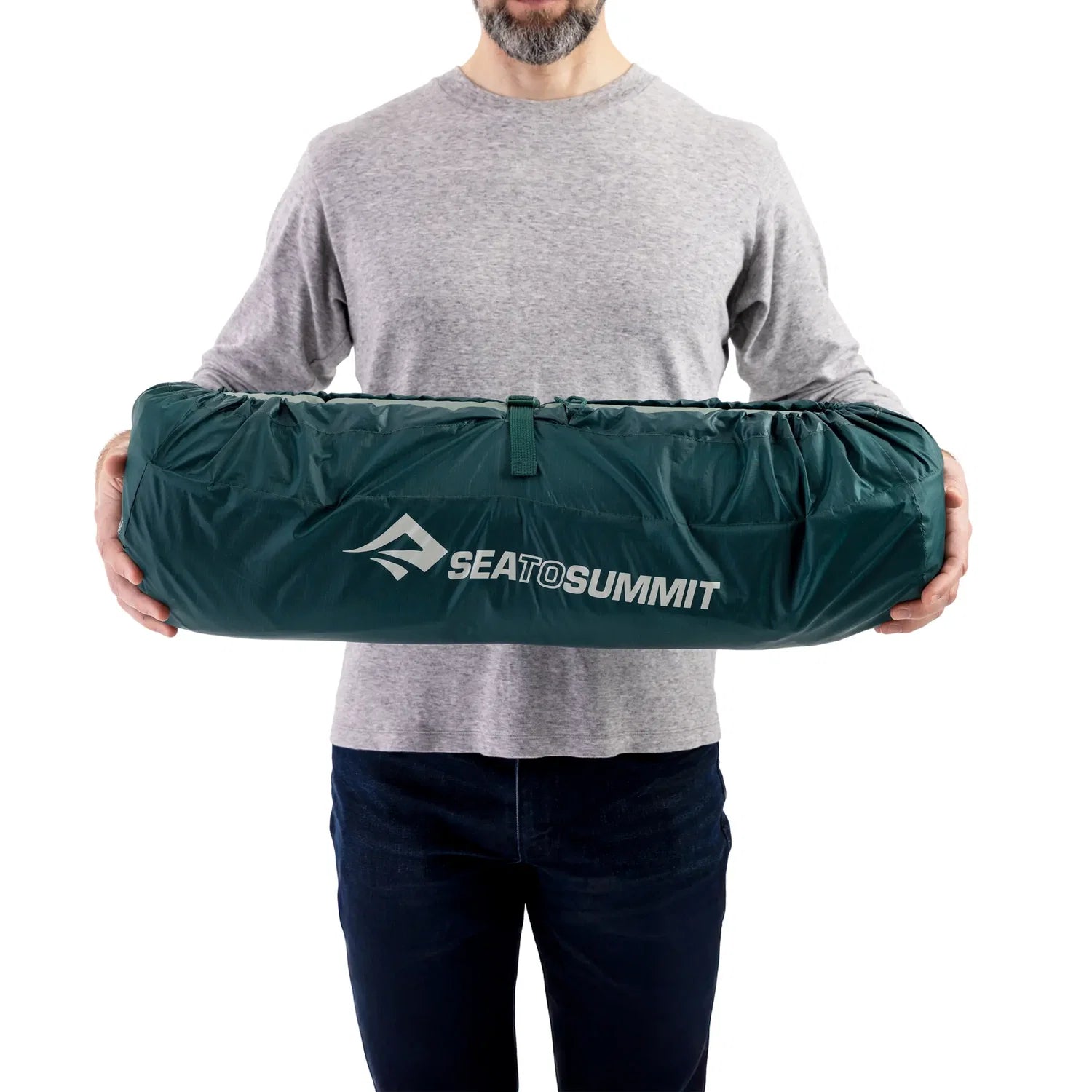 Sea To Summit Comfort Deluxe Self-Inflating Sleeping Mat - Large Rectangular Wide Rain Forest