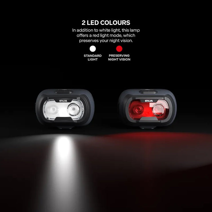 Silva Seek 420 Compact Headtorch - Stormy Sky