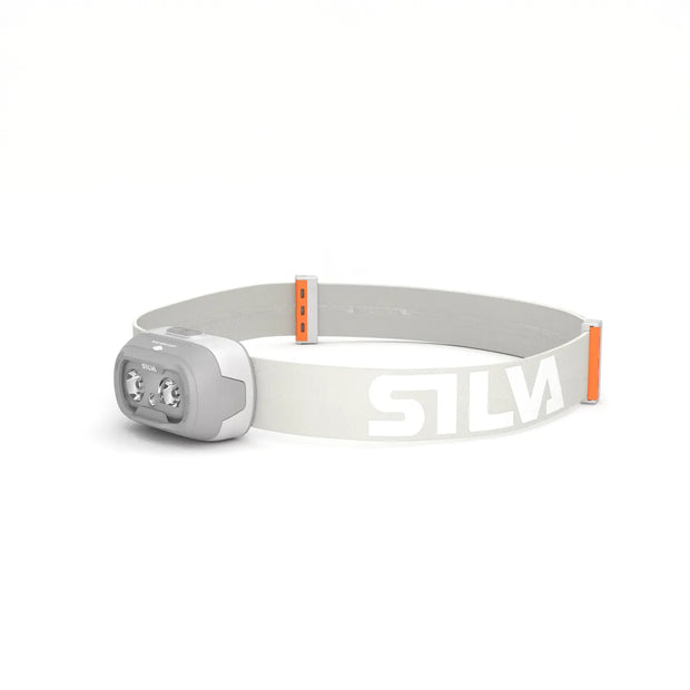 Silva Seek 450 Recharge Rechargeable Headtorch - Whiteout Grey