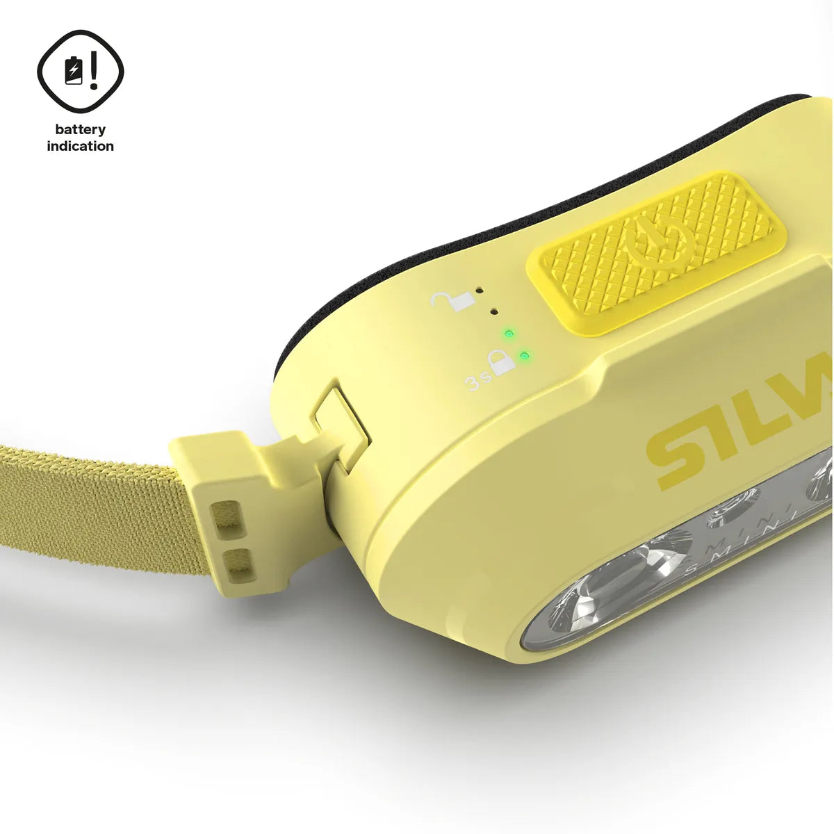 Silva Smini 250 Lumen Lightweight Headtorch - Yellow