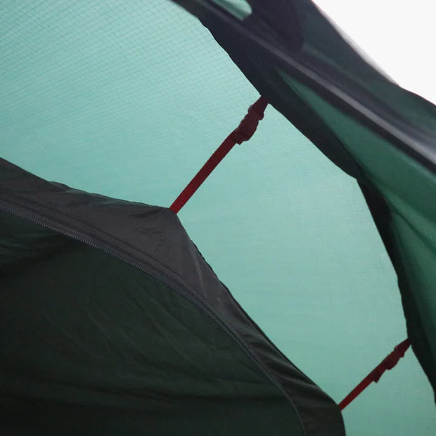 Highlander Respite 2 Person Tunnel Tent - Pine green