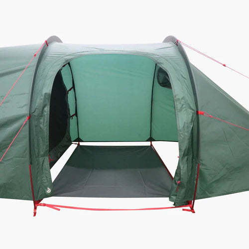 Highlander Respite 2 Person Extended Tunnel Tent - Pine Green