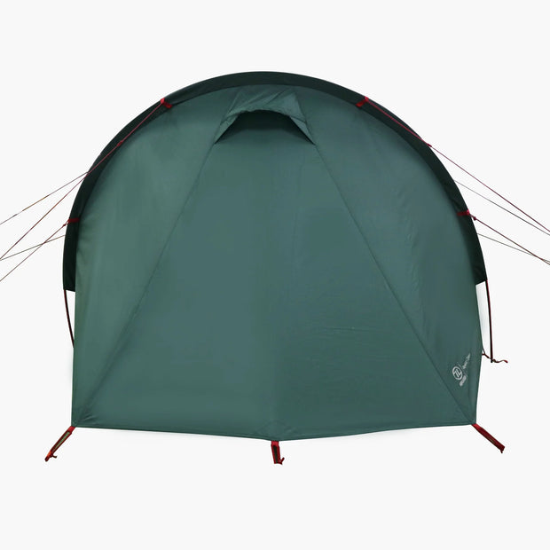 Highlander Respite 2 Person Extended Tunnel Tent - Pine Green