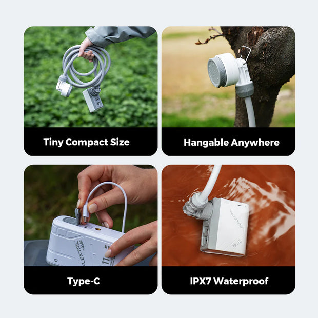 Flextail Tiny Shower - World's Smallest Instant Portable Powerful Shower