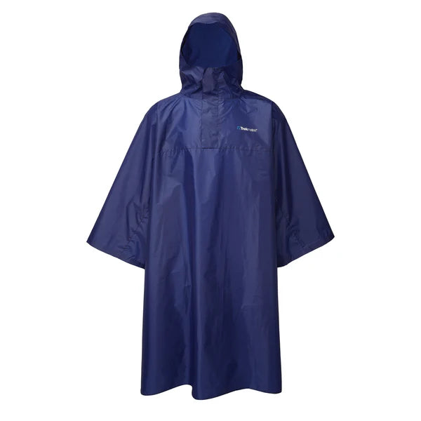 Trekmates Deluxe Waterproof Poncho - Navy