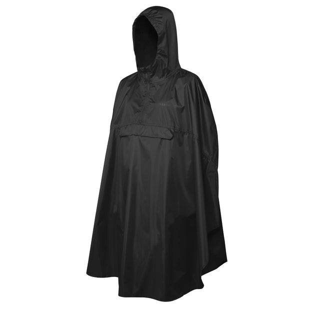 Trekmates Rove Hooded Waterproof Poncho - Black