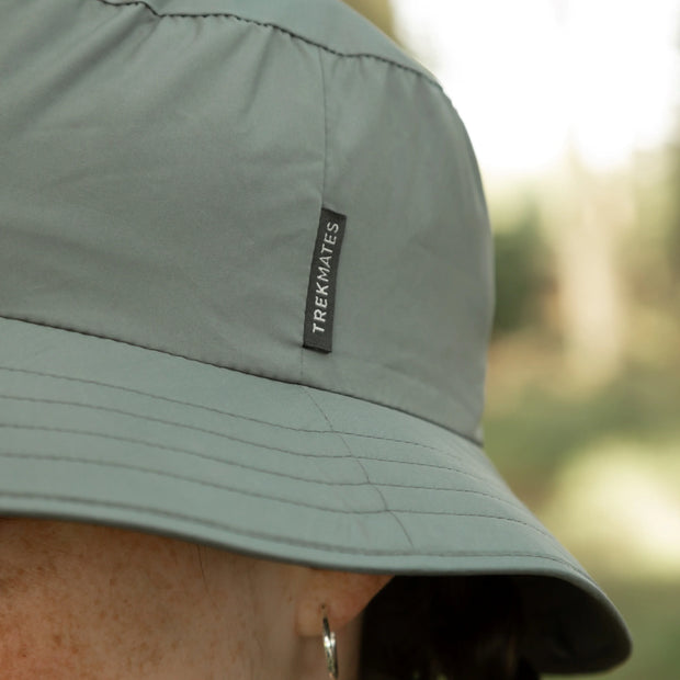 Trekmates Women's Beeley Dry Waterproof Stylish Bucket Hat - Bonsai Green