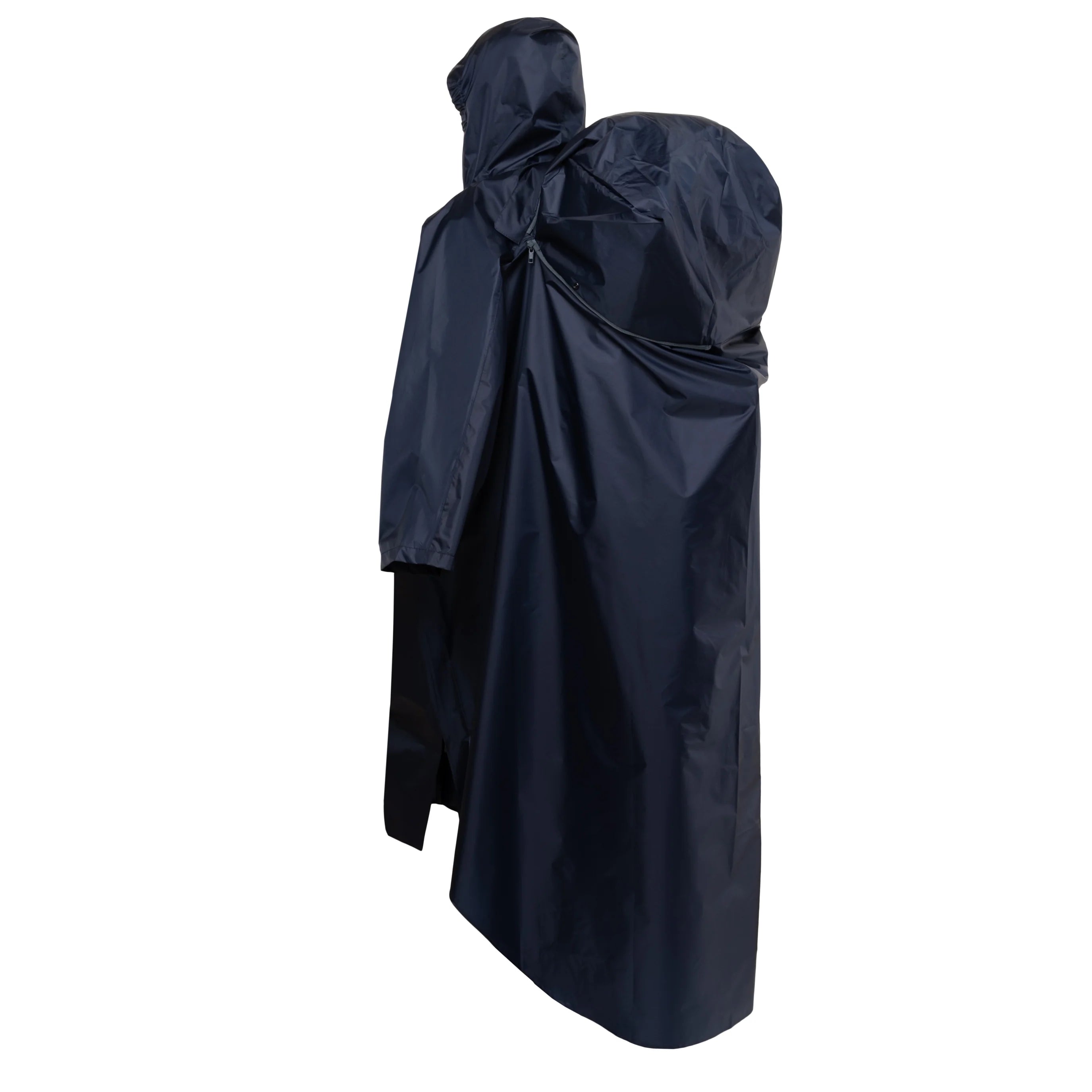 Trekmates Deluxe Full Zip Waterproof Poncho - Navy