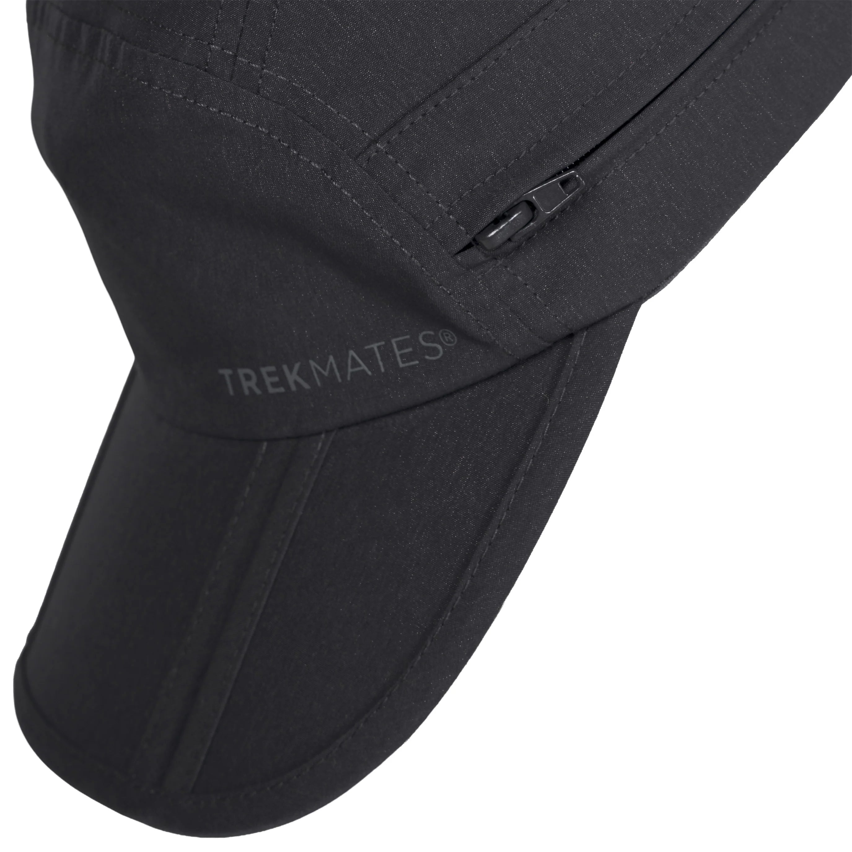 Trekmates Atacama Sun Cap with zip away Legionnaire's Flap - Thunder Grey