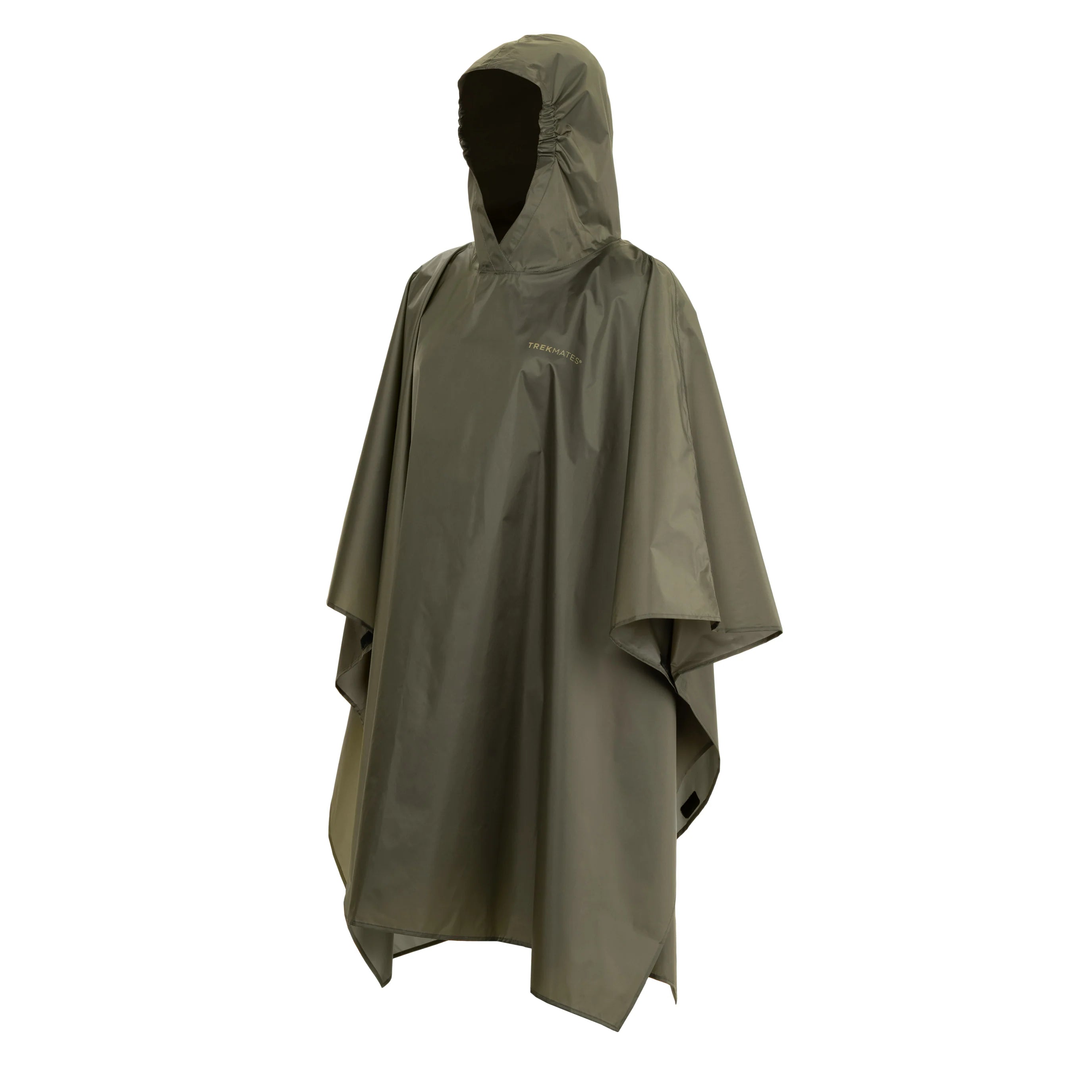 Trekmates Tour Lightweight Waterproof Hooded Poncho  - Moss Green