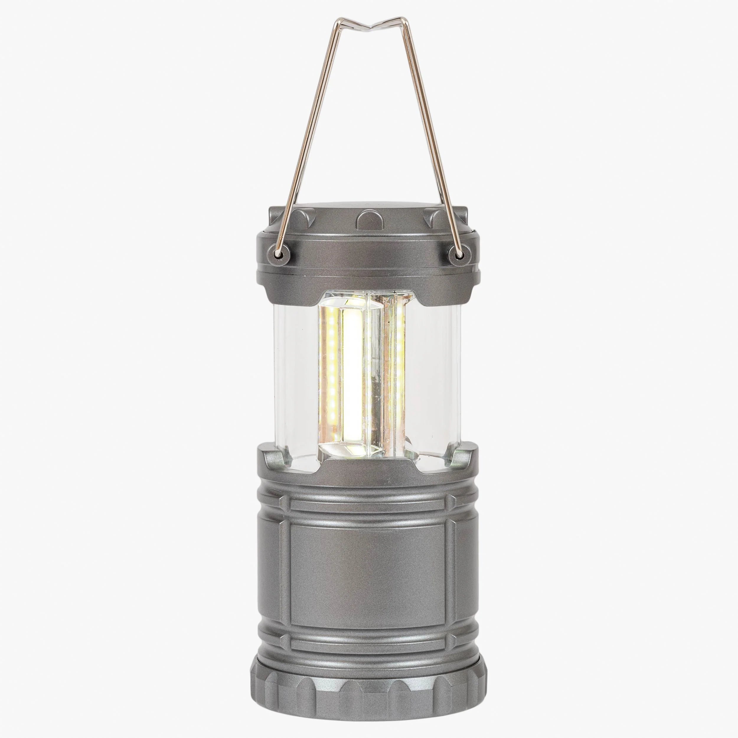 Highlander 300 lumen Collapsible Camping Lantern - Grey