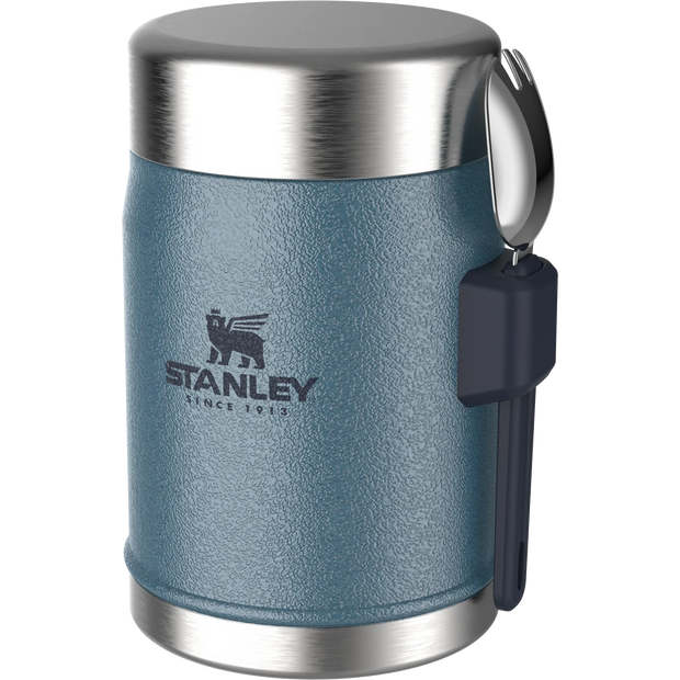 Stanley Classic Legendary Food Jar + Spork - 0.4L Hammertone Lake