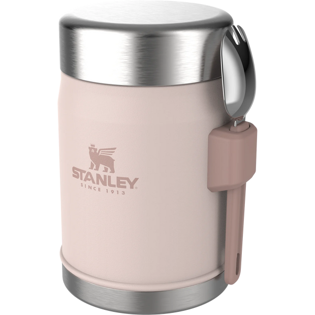 Stanley Classic Legendary Food Jar + Spork - 0.4L Rose Quartz