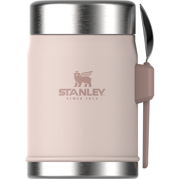 Stanley Classic Legendary Food Jar + Spork - 0.4L Rose Quartz