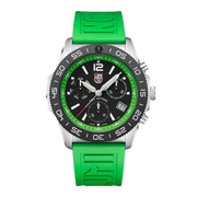 Luminox Pacific Diver Chronograph 44 mm Diver Watch Black-Green Dial - Set
