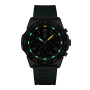 Luminox Pacific Diver Chronograph 44 mm Diver Watch Black-Green Dial - Set