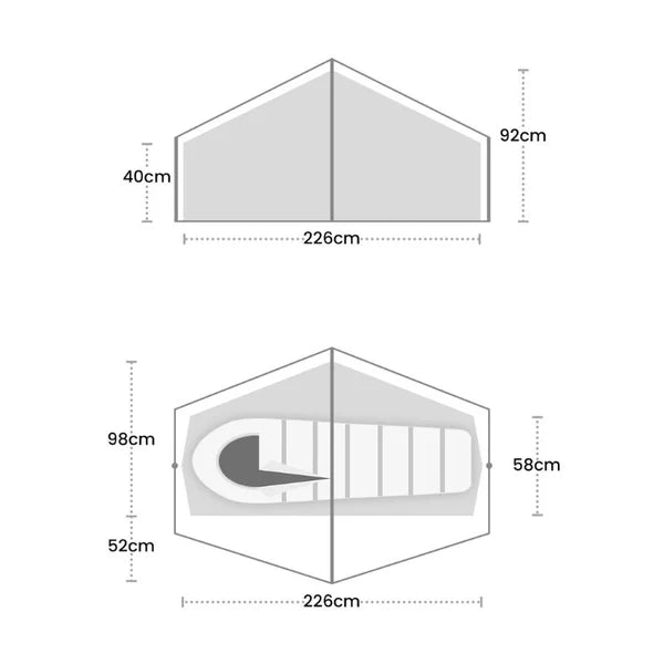 Terra Nova Laser Lite 1 Ultra-Lightweight High Performance Tent