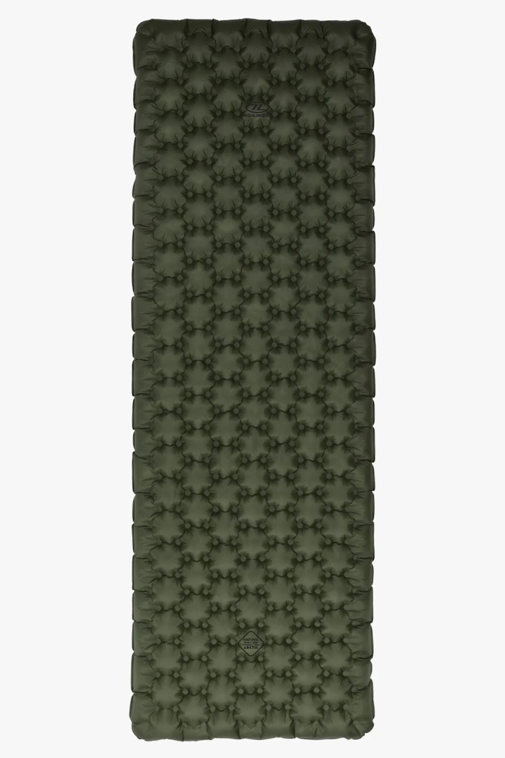 Highlander Nap Pak Arctic R11 Inflatable Sleeping Mat - Olive Green