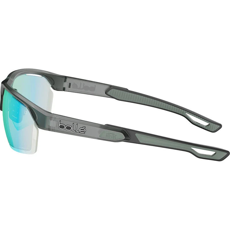 Bollé Victus Pro Photochromic Sunglasses - Black Frost Phantom Clear Green