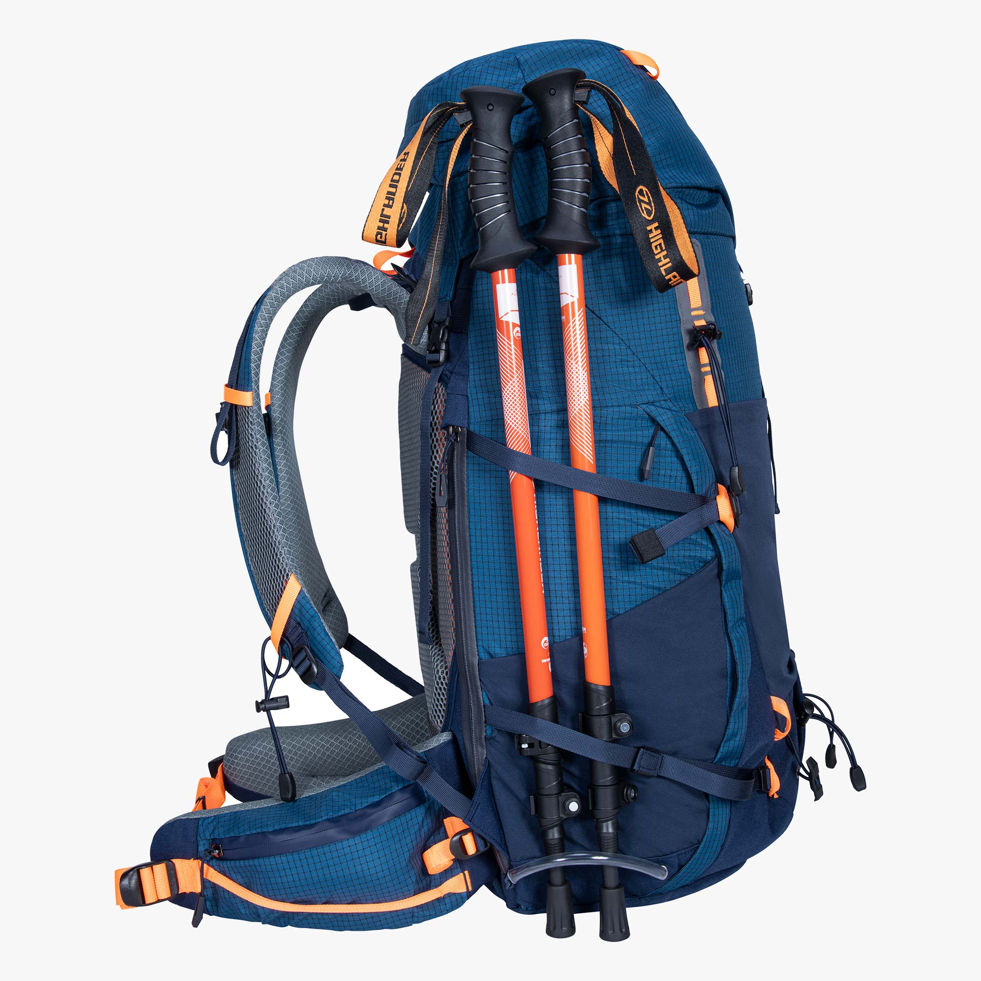 Highlander Vulkan 35 Litre Mountain Rucksack - Navy Blue