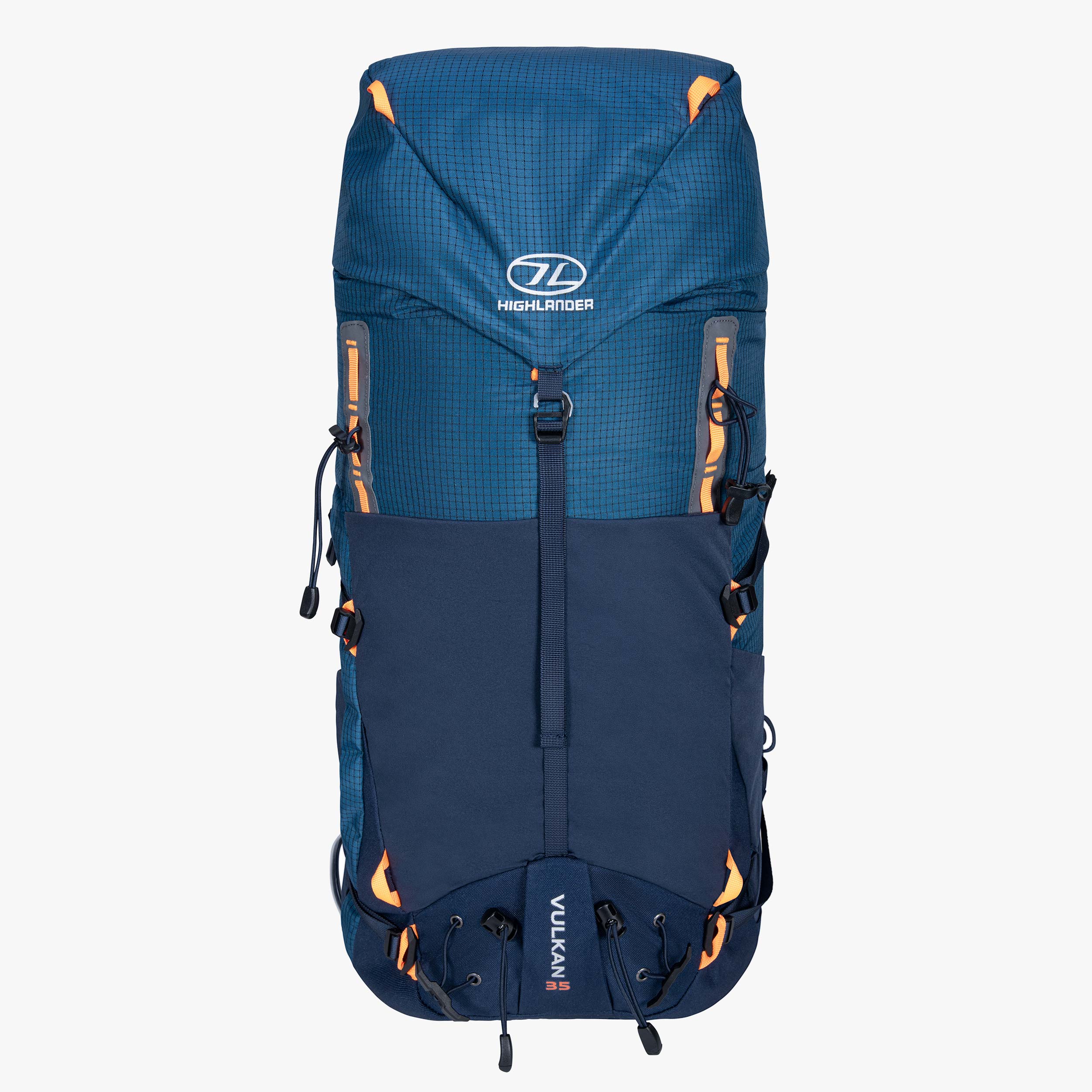 Highlander Vulkan 35 Litre Mountain Rucksack - Navy Blue