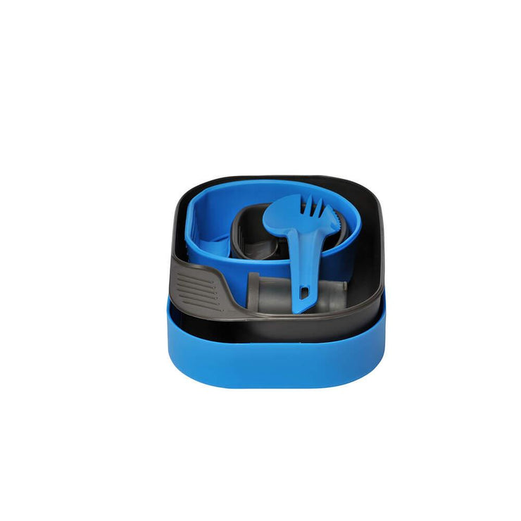 Wildo Camp-A-Box Complete Utensil Set – Light Blue