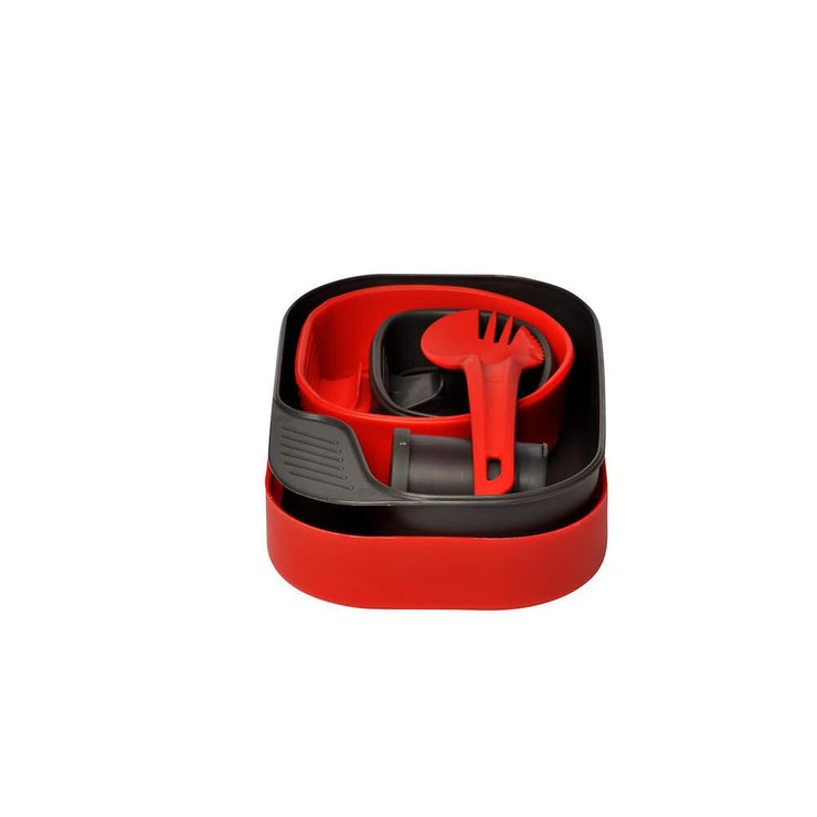 Wildo Camp-A-Box Complete Utensil Set – Red