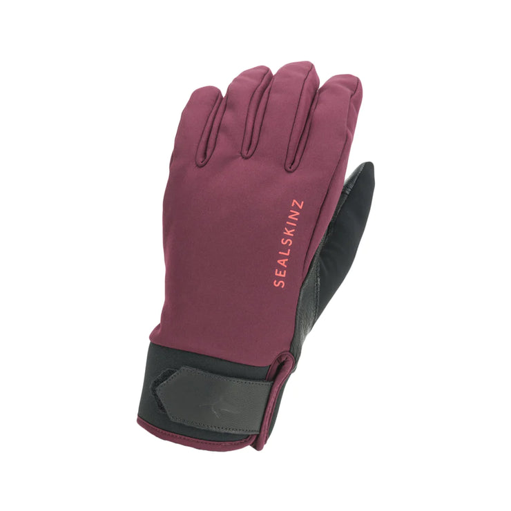Sealskinz Women's All Weather Kelling Insulated Glove - Red/Black