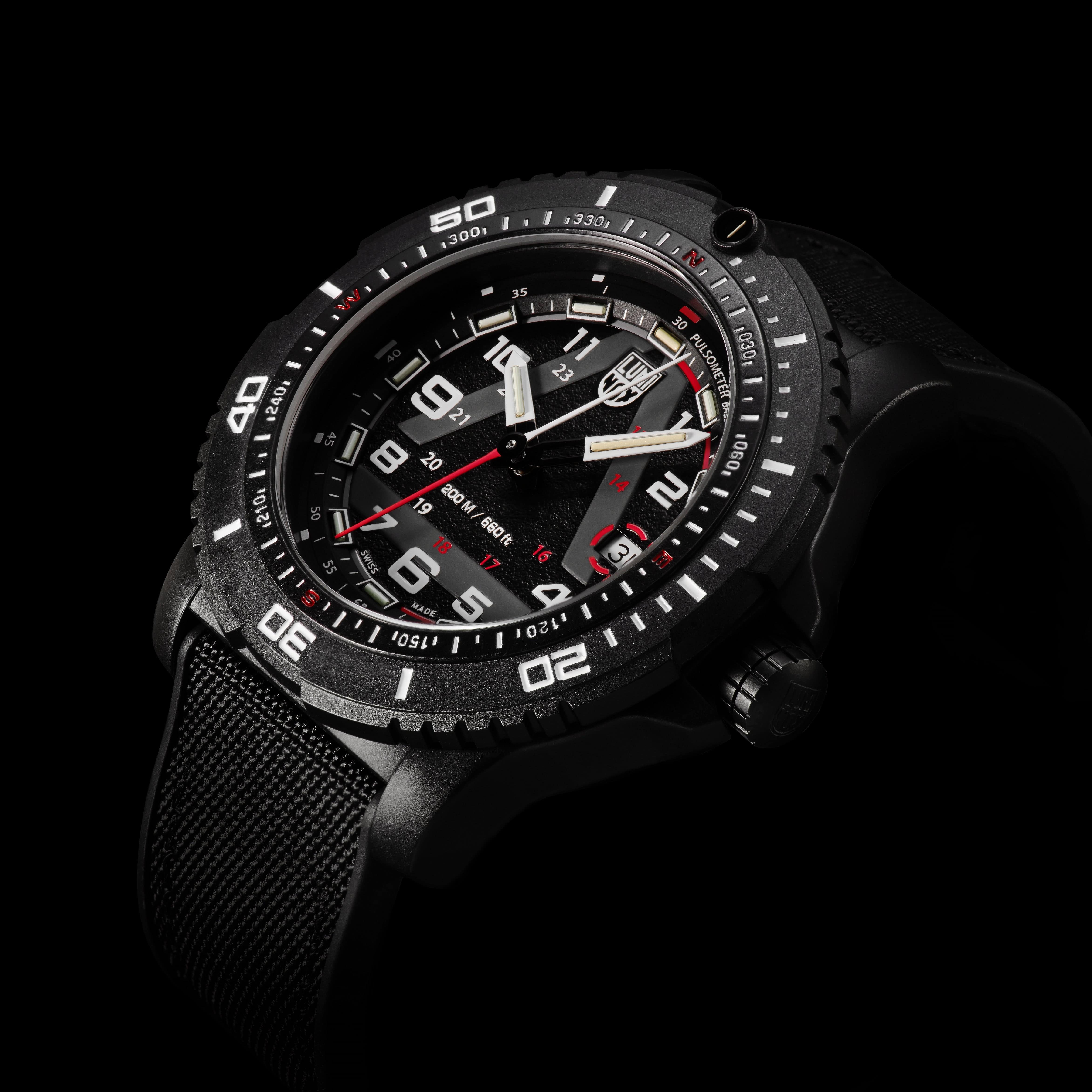 Luminox ICE-SAR 45 mm Outdoor Explorer Watch - Black