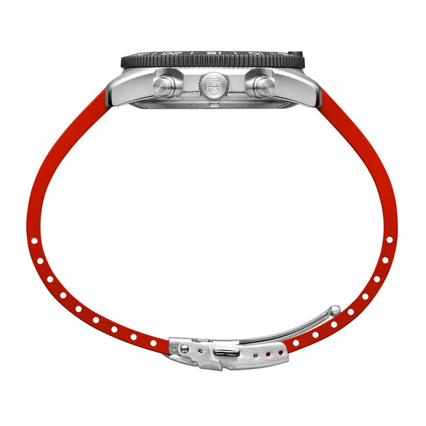 Luminox Pacific Diver Chronograph 44 mm Diver Watch Black-Red Dial - Set