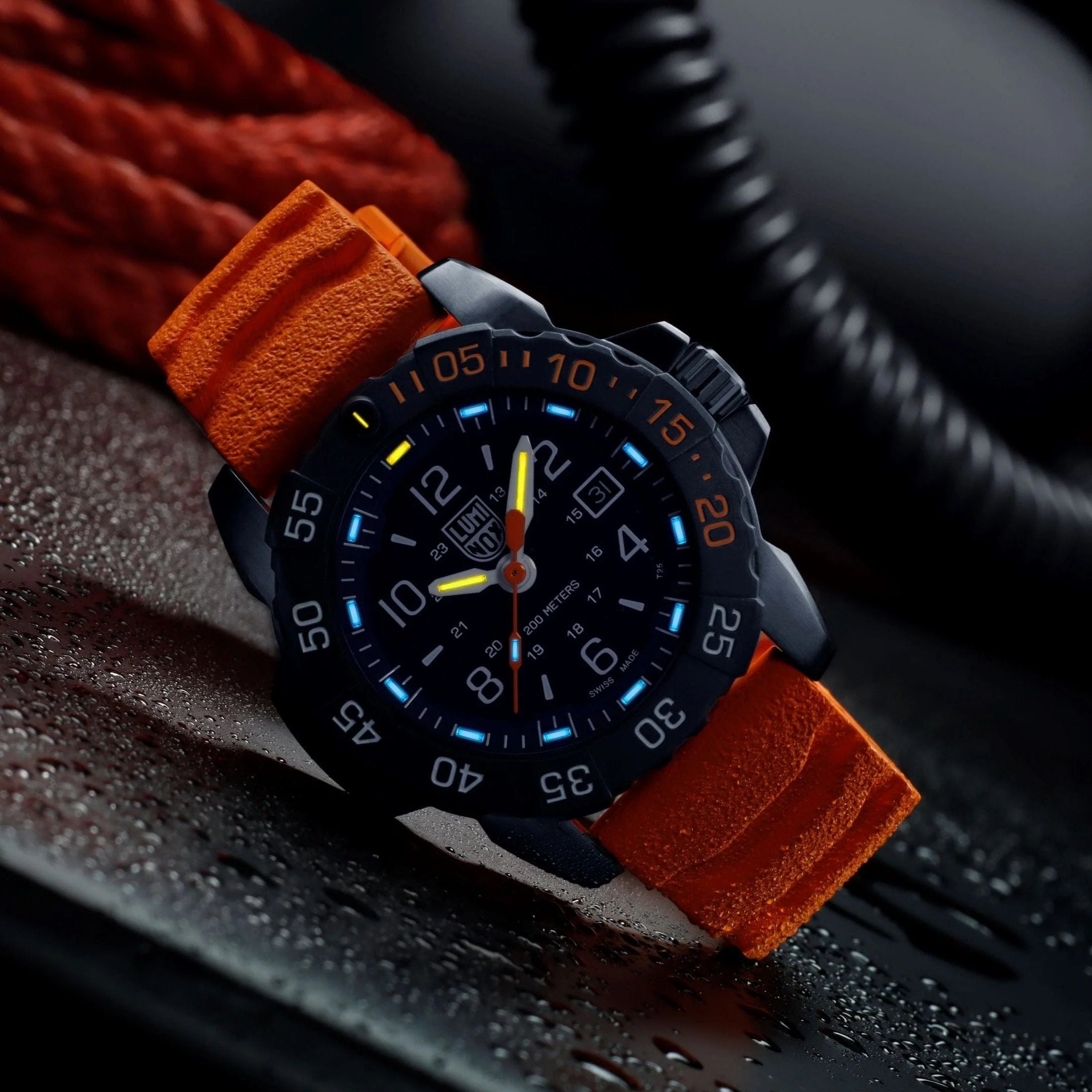 Luminox Navy SEAL Foundation Back To The Blue 45 mm Watch - Set