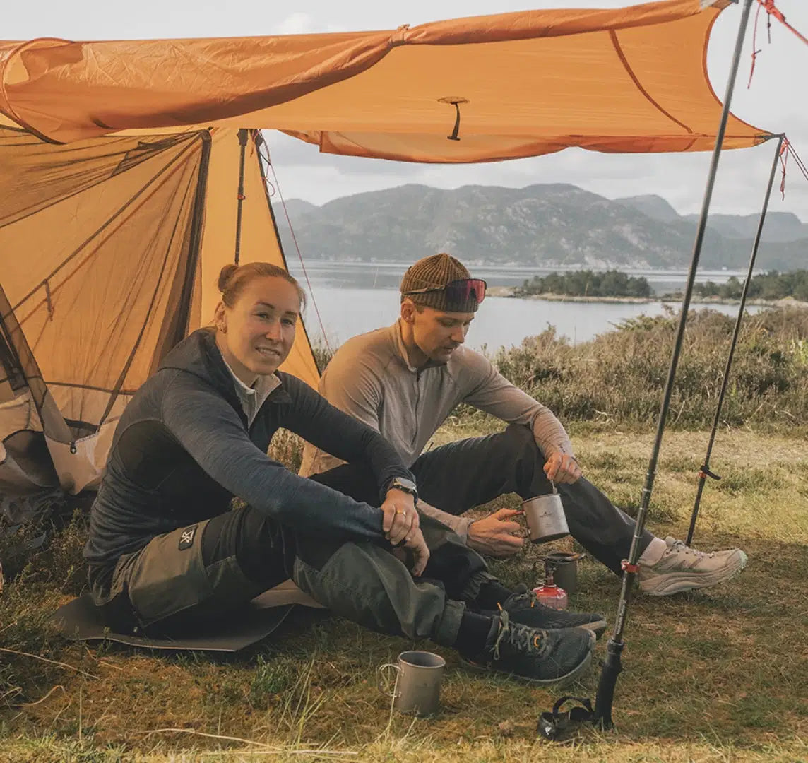 Robens Via 2 Ultra Lightweight 2 Person Trekking Pole Tent - Orange