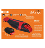 Vango Apex 3 Sleeping Bag - Harissa