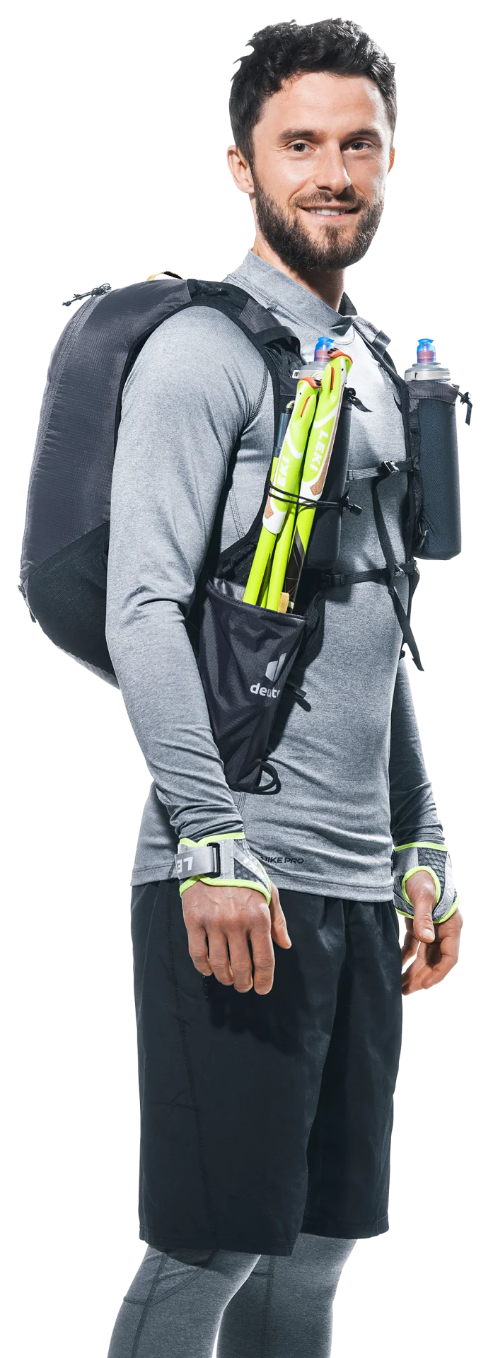 Deuter Ascender 7 Trail Running Backpack - Black