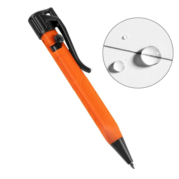 Rite in The Rain Mini Bolt- Action Pen - Safety Blaze Orange