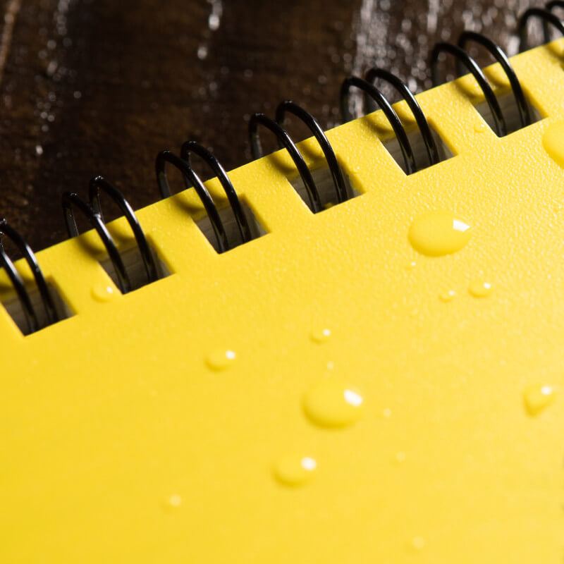 Rite in the Rain Top Spiral Bound Pocket Notebook No.135 - Yellow 3" x 5"