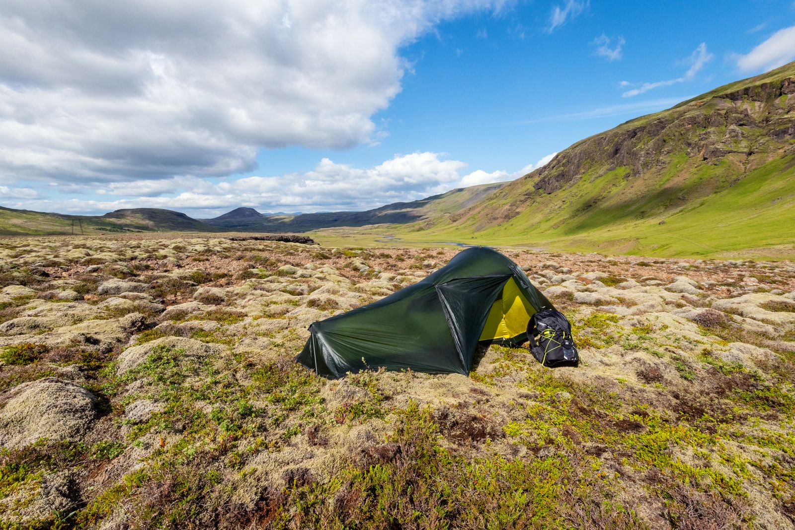 Terra Nova Laser Pulse 1 Eco Superlight 1 Person Tent - Green